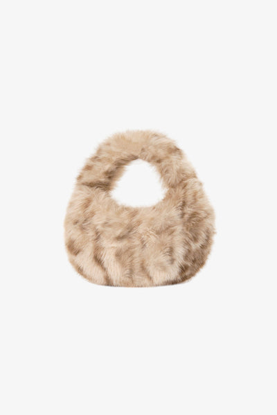 ALIX LEO | Mini Faux Fur Hobo Bag