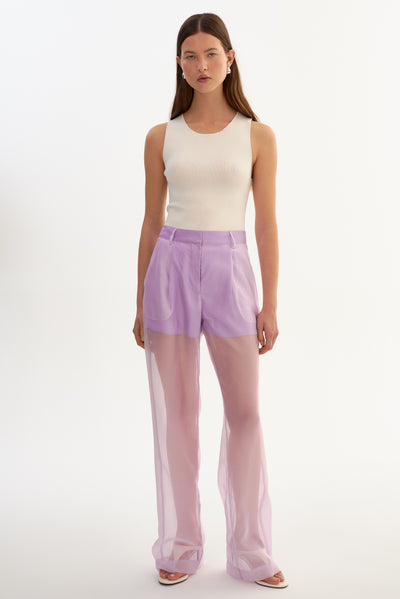 ALOMA | Sheer Organza Pants