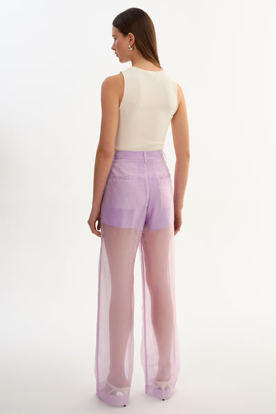 ALOMA | Sheer Organza Pants
