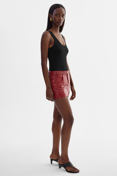 AMARA | Leather Mini Skirt