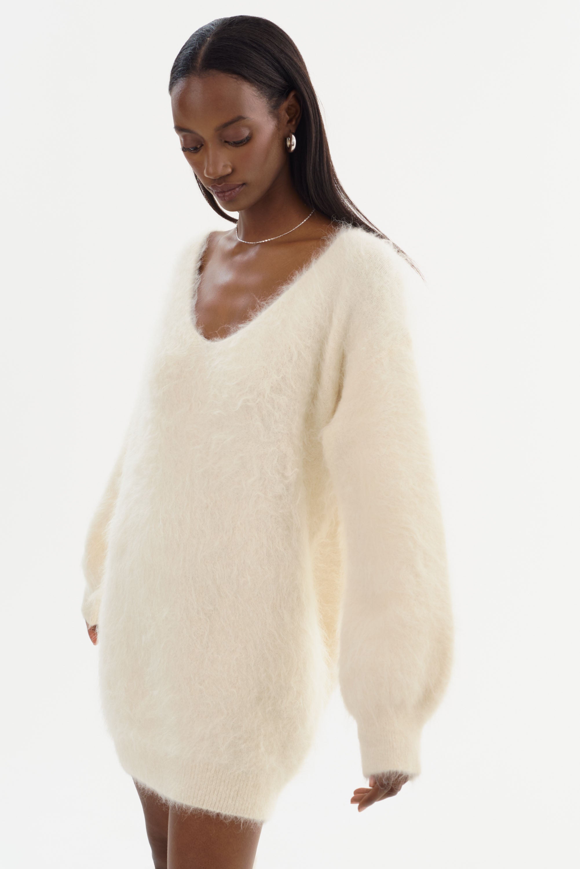 Lamarque Amaris Sweater Dress - Ivory Lamarque Amaris Sweater Dress - Ivory
