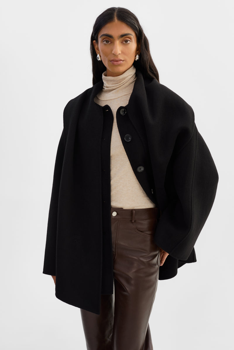 Wool Scarf Jacket