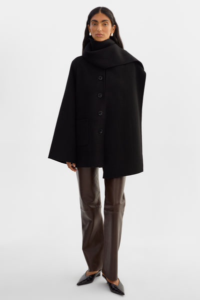 ANCA | Wool Scarf Jacket
