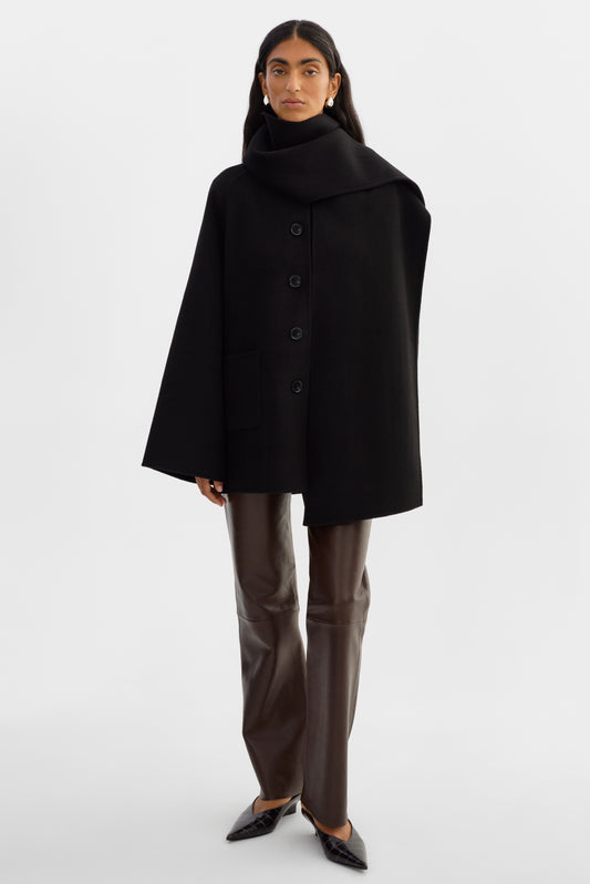 ANCA | Wool Scarf Jacket