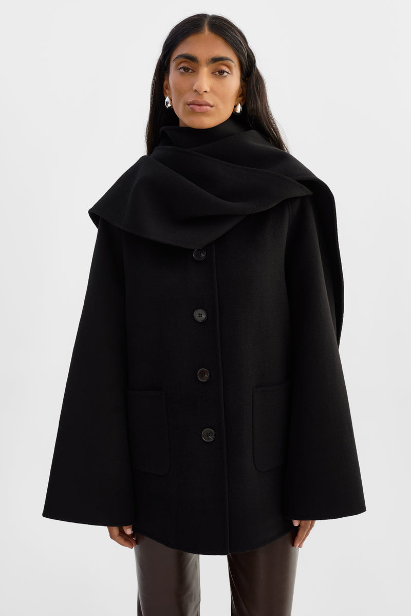Wool Scarf Jacket