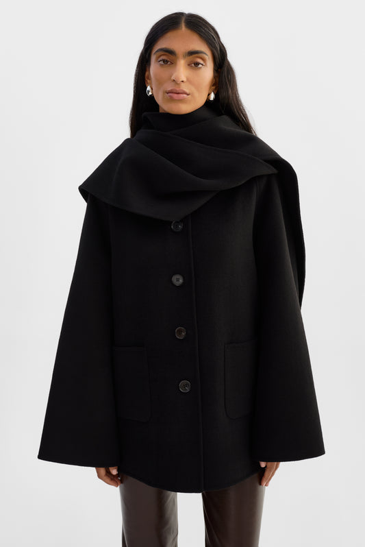 ANCA | Wool Scarf Jacket