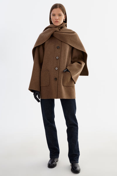 ANCA | Wool Scarf Jacket