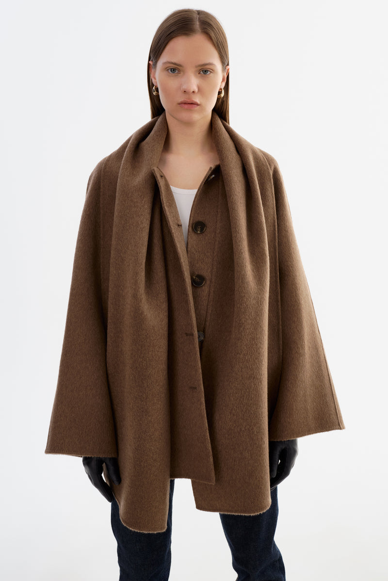 Wool Scarf Jacket