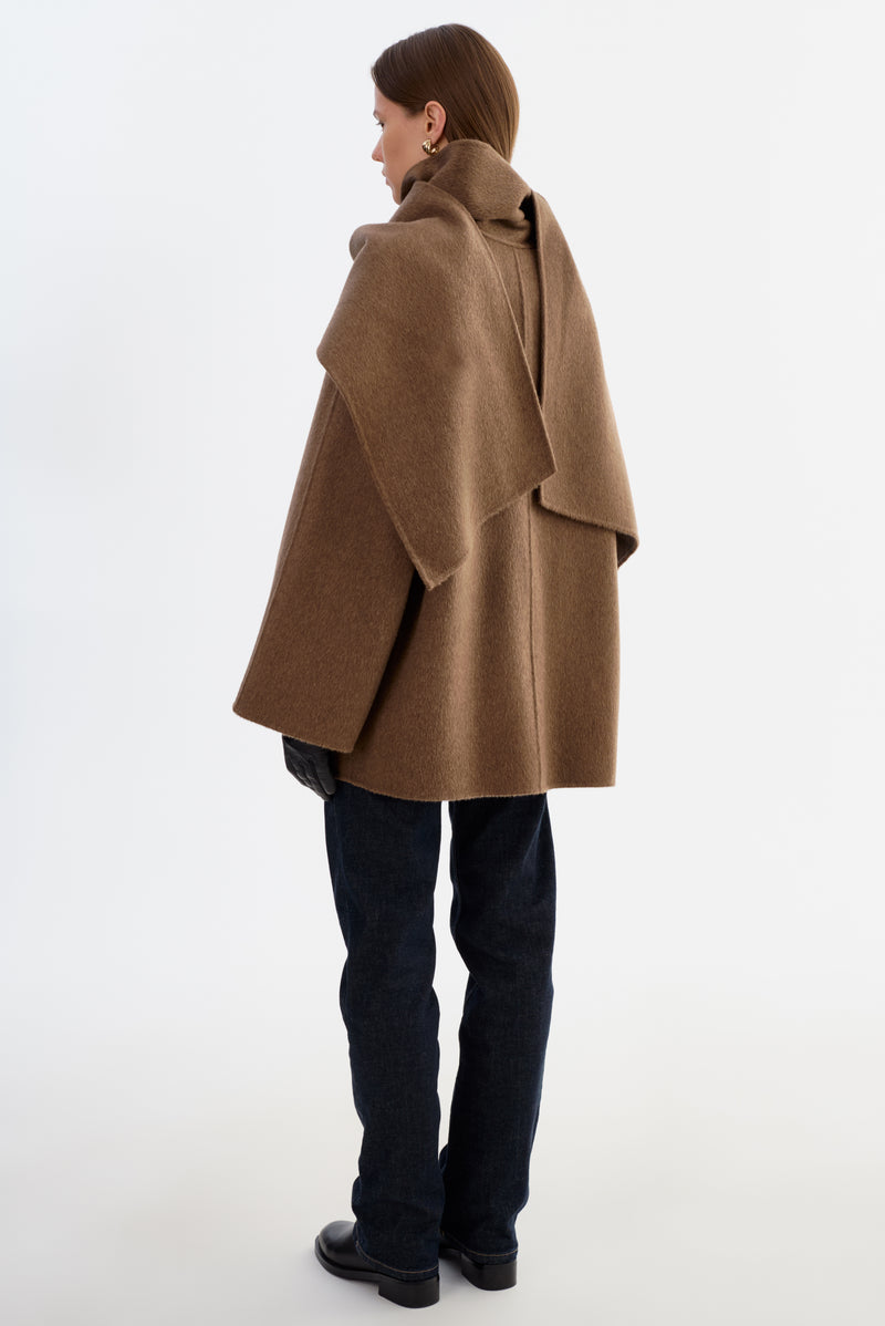 Wool Scarf Jacket