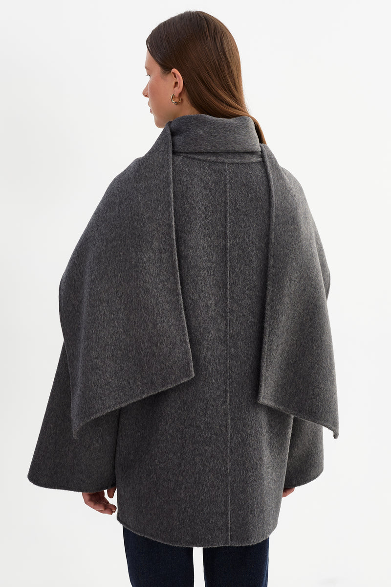 Wool Scarf Jacket