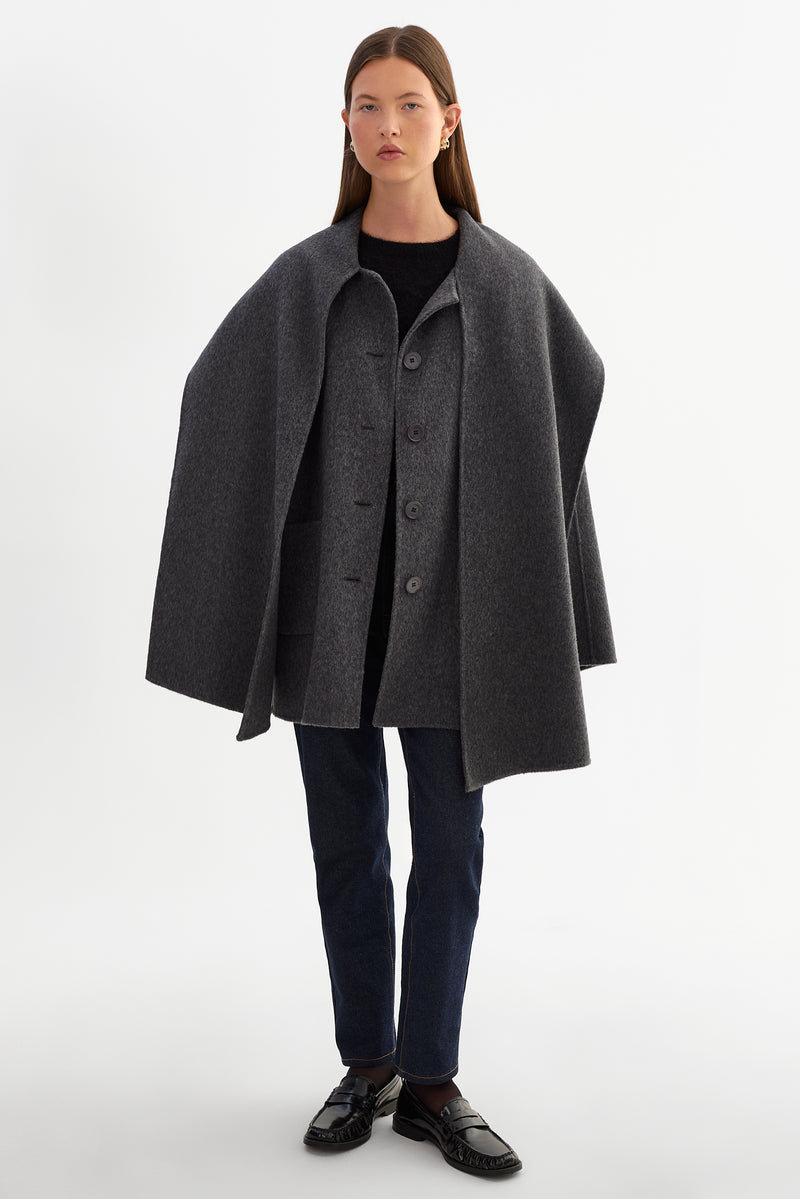 Wool Scarf Jacket