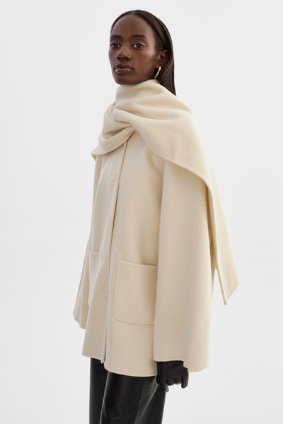 ANCA | Wool Scarf Jacket
