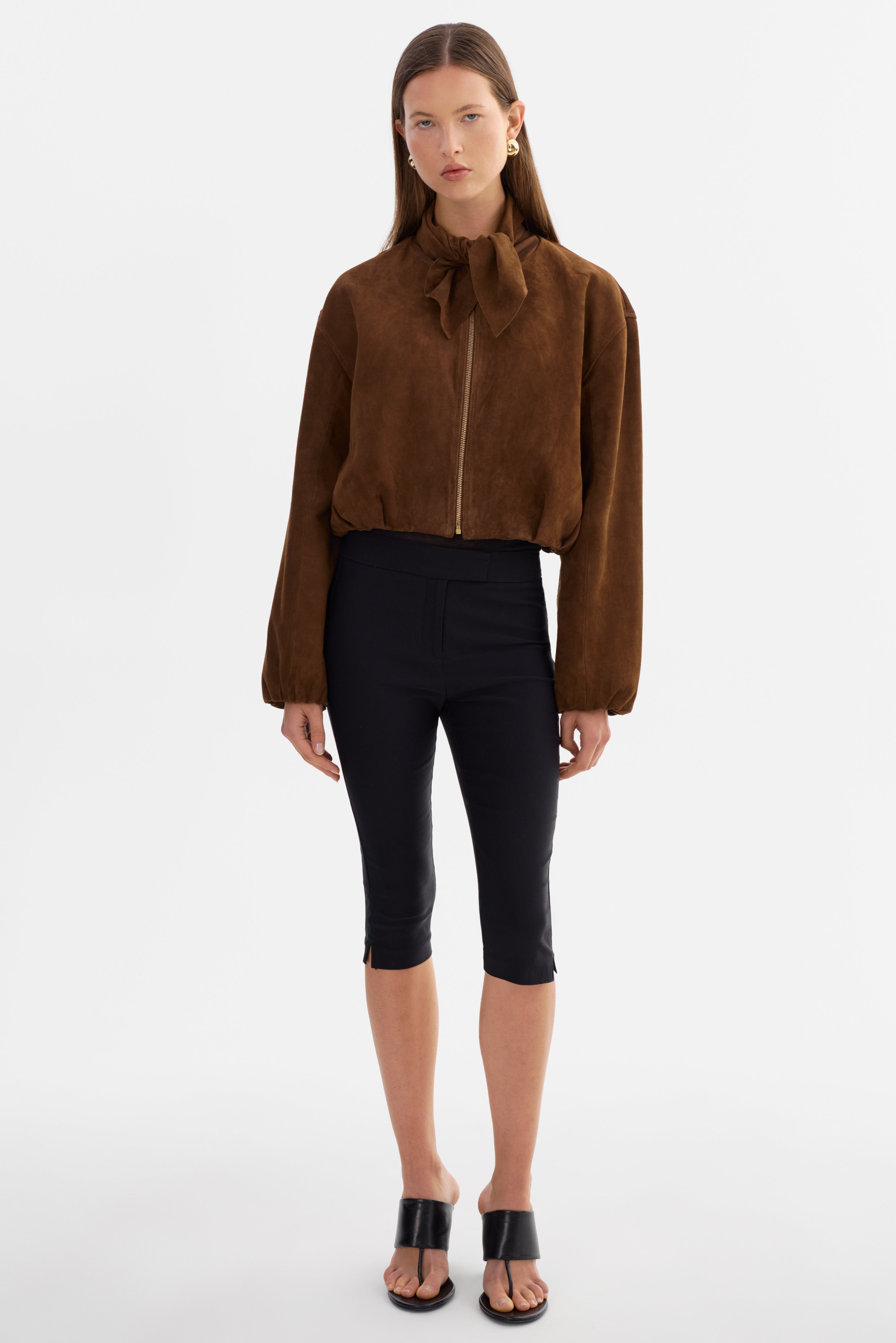 ANITA | Suede Bomber Jacket