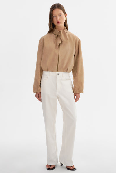 ANITA | Suede Bomber Jacket
