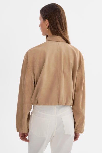 ANITA | Suede Bomber Jacket