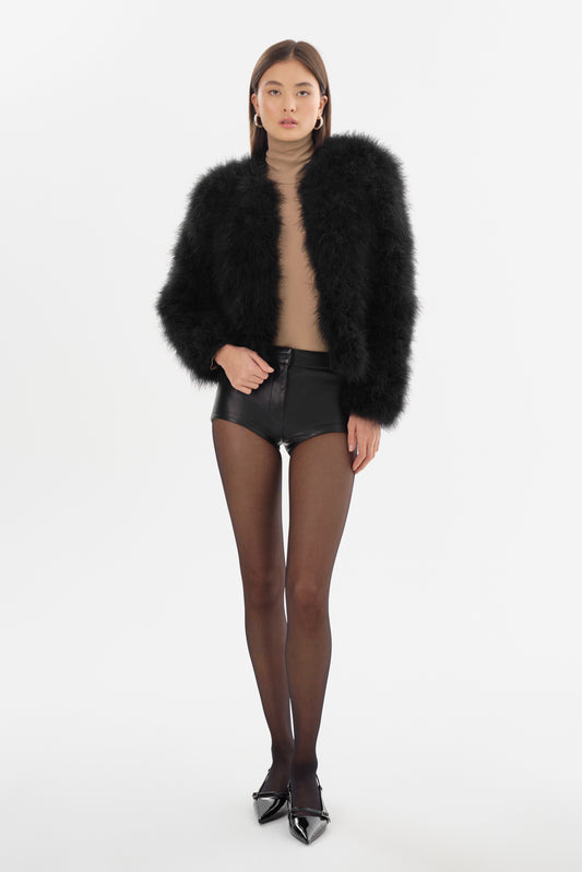 ANNAISE | Leather Hot Shorts