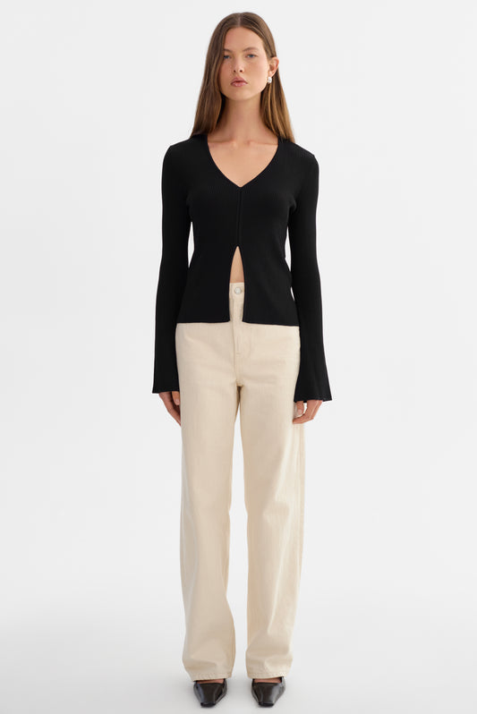 ARACELLI | Ribbed Knit Top