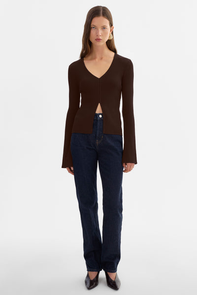 ARACELLI | Ribbed Knit Top