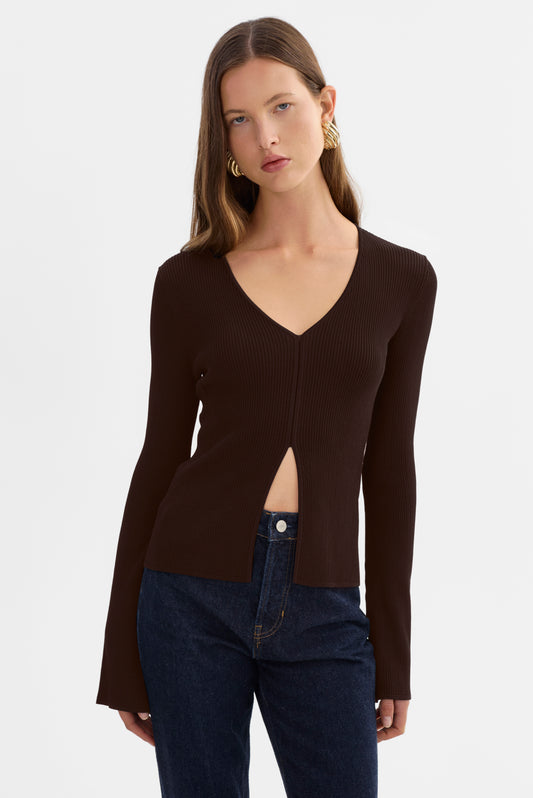 ARACELLI | Ribbed Knit Top