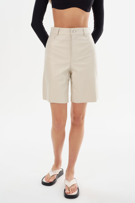 ARAE | Faux Leather Shorts