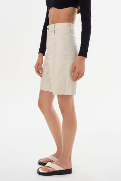 ARAE | Faux Leather Shorts