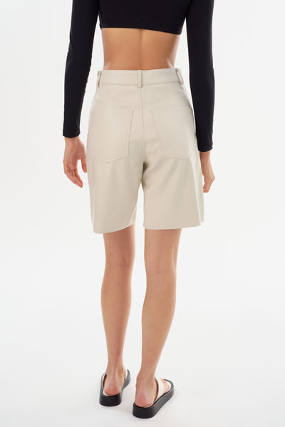 ARAE | Faux Leather Shorts