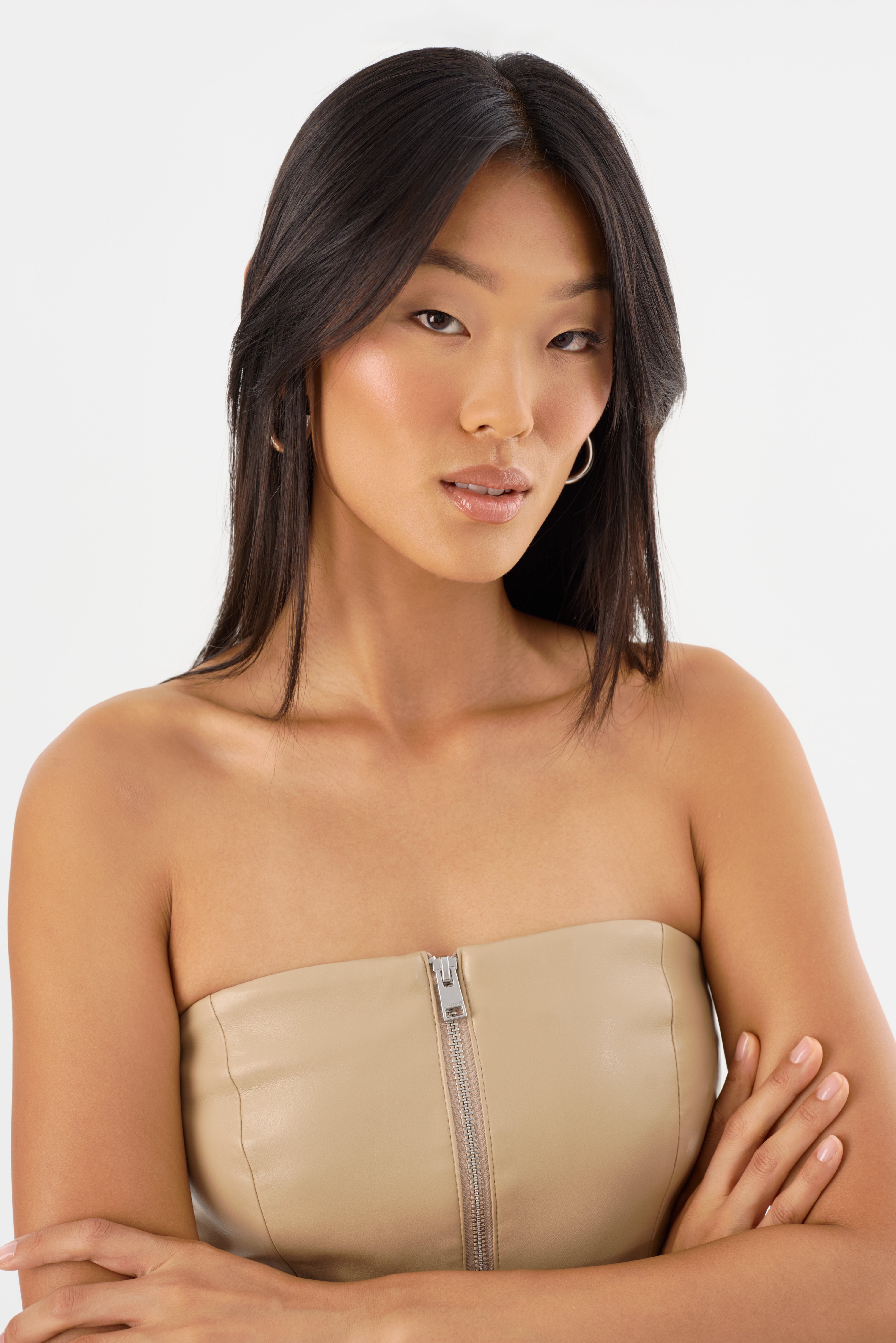AVANI | Top Bustier en Similicuir