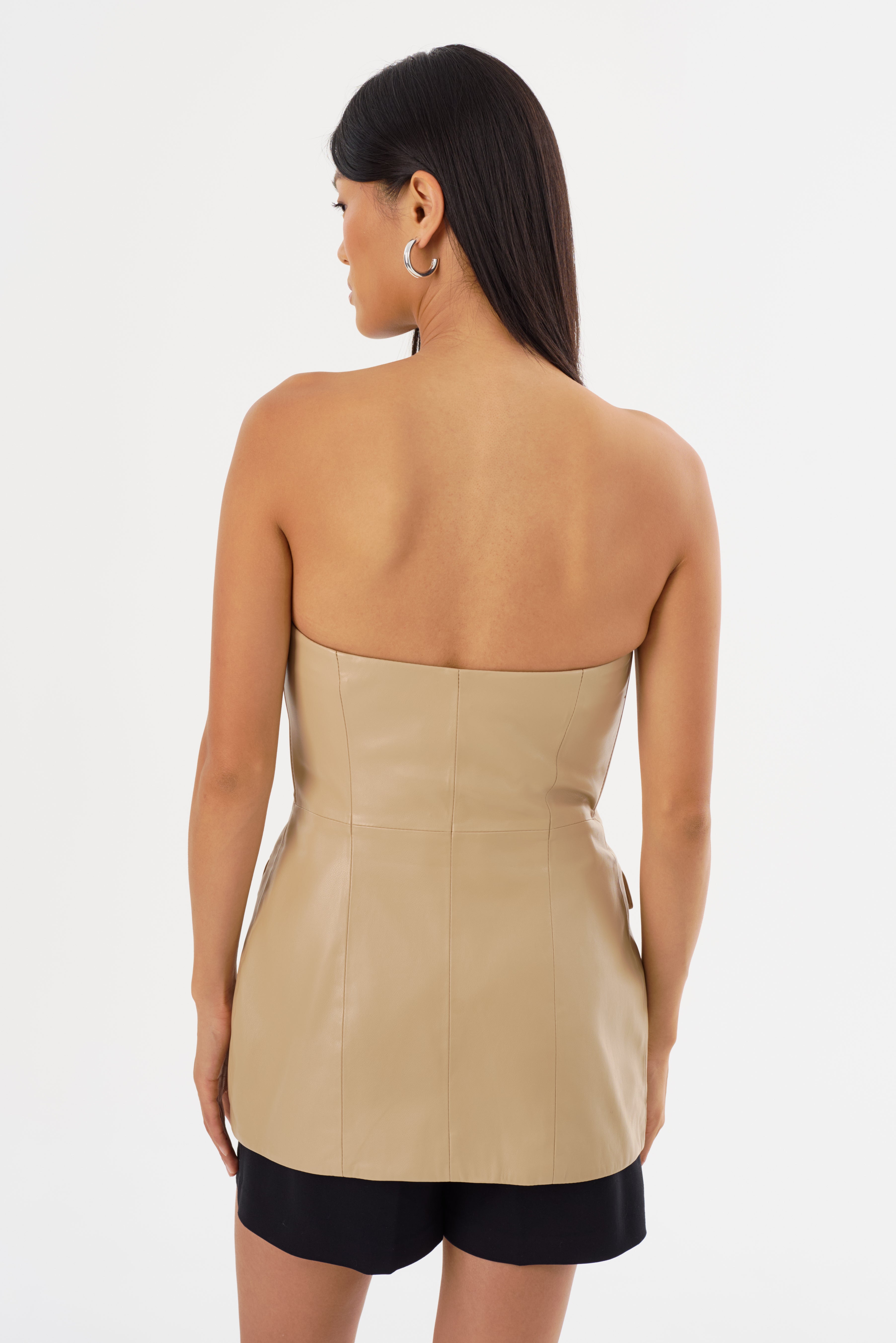 AVANI | Top Bustier en Similicuir
