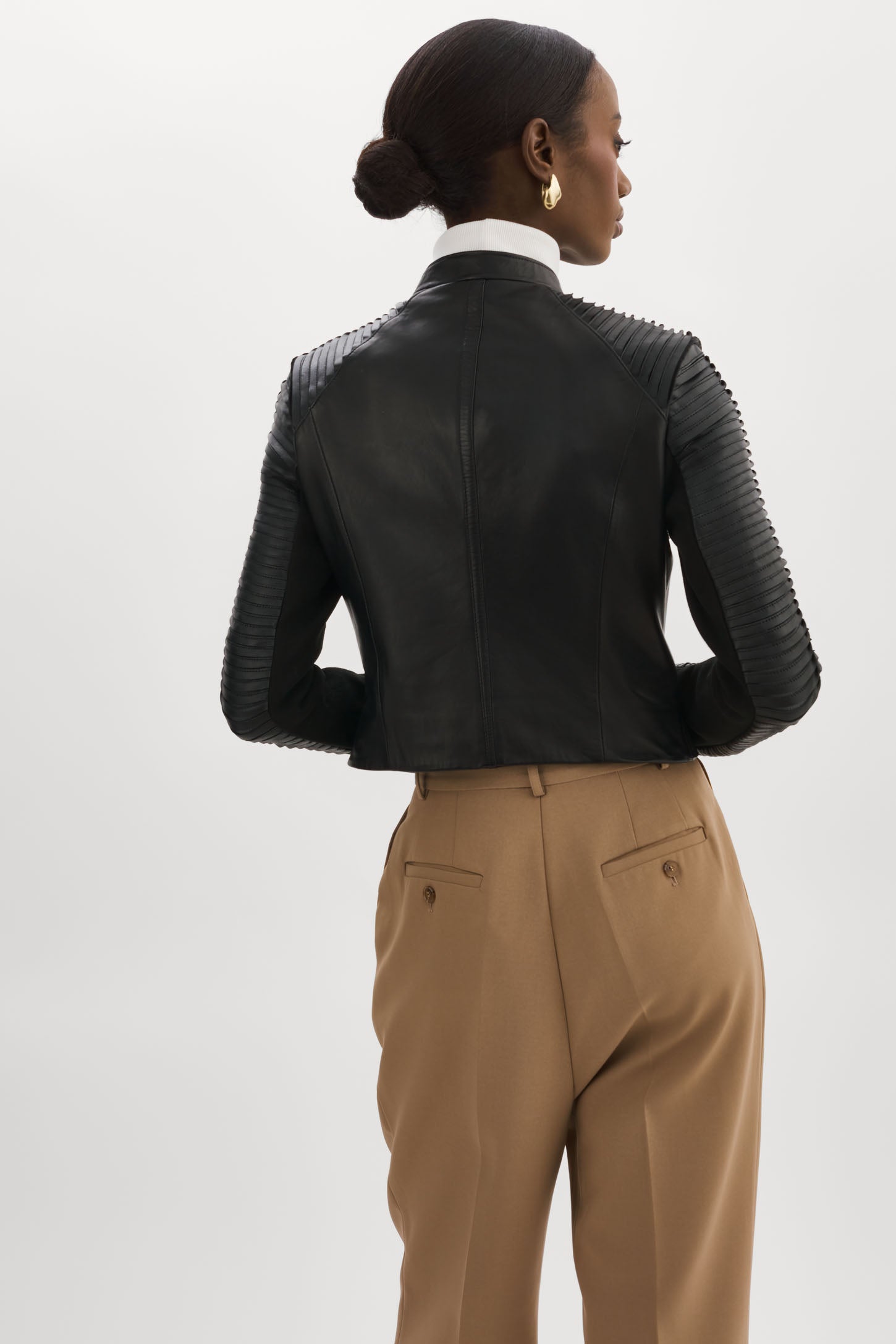 AZRA OR | Veste motard en cuir