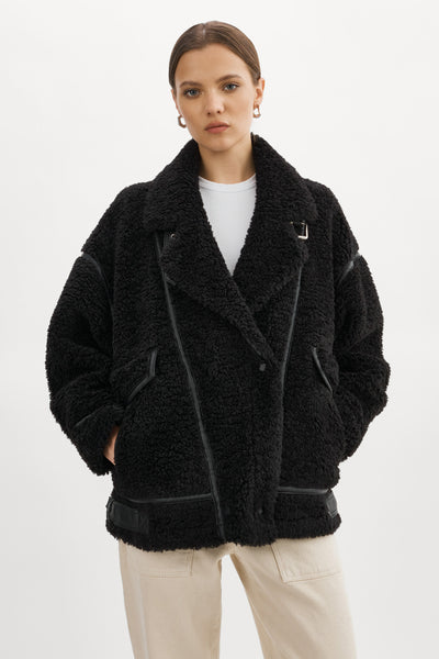BADU | Oversized Faux Shearling Jacket
