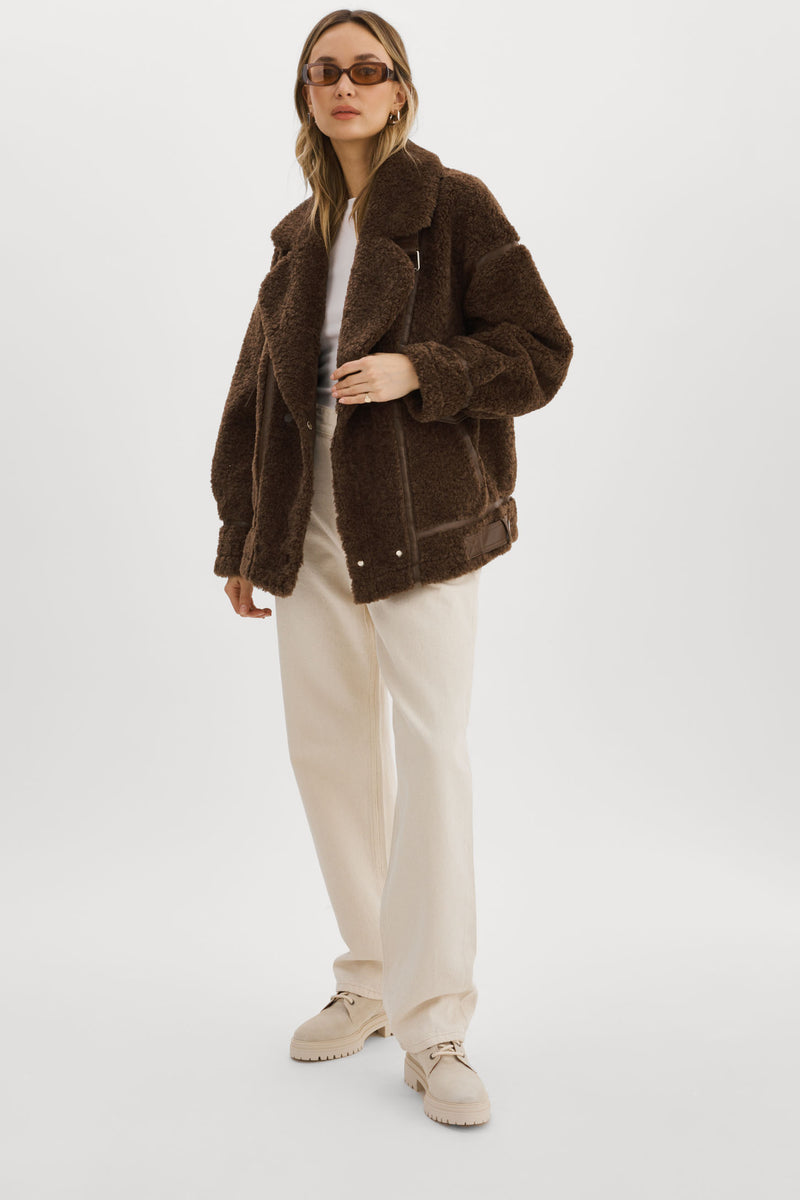 Oversized Sherpa Jacket