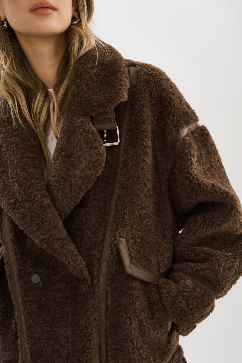 Oversized Sherpa Jacket