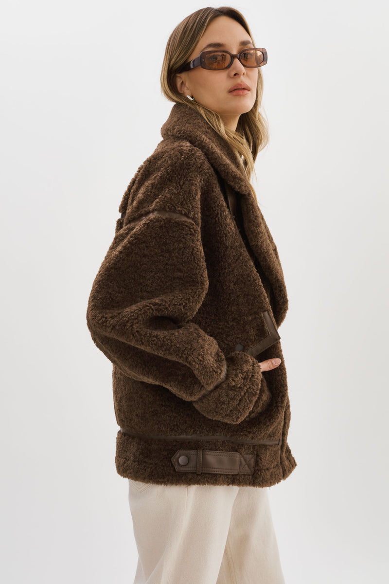 Oversized Sherpa Jacket