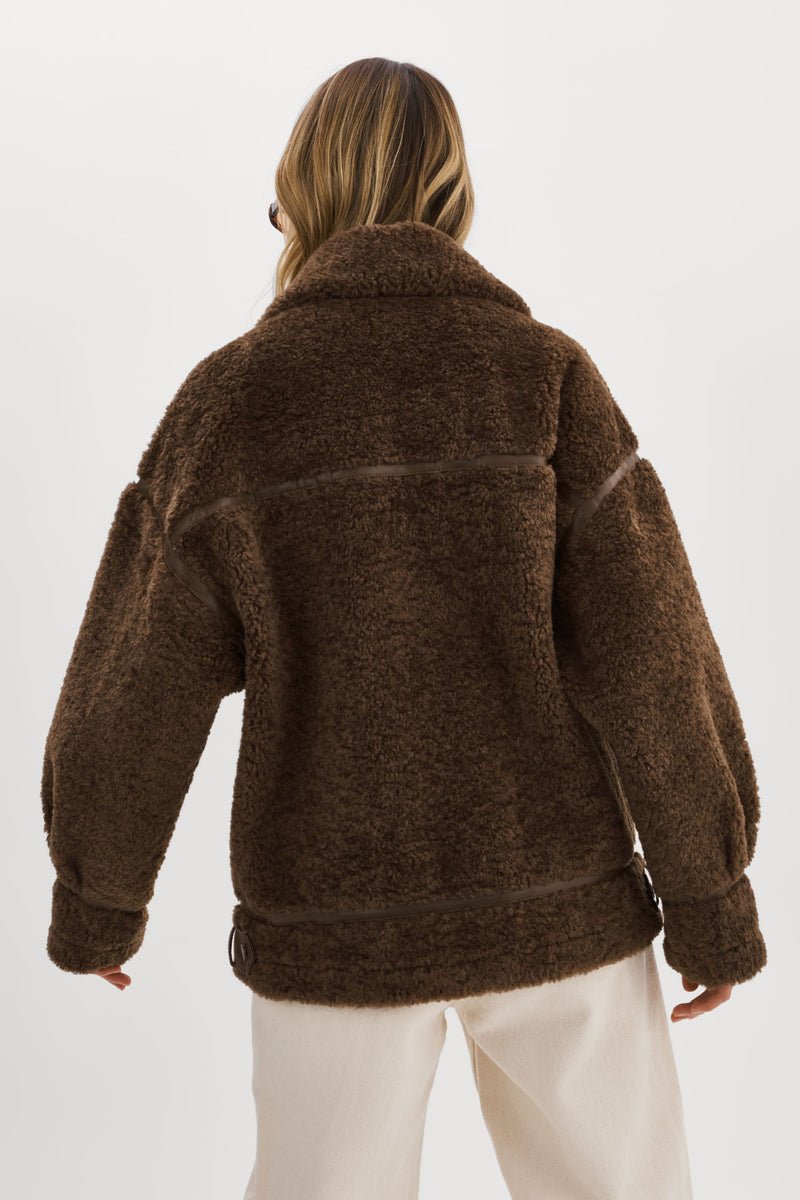 Oversized Sherpa Jacket
