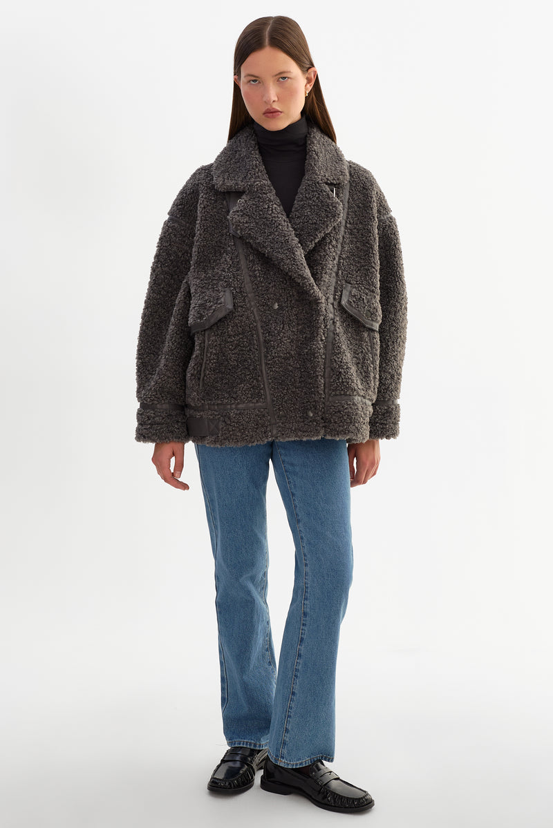 Oversized Sherpa Jacket