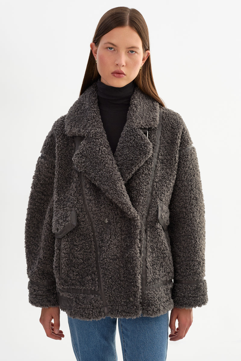 Oversized Sherpa Jacket