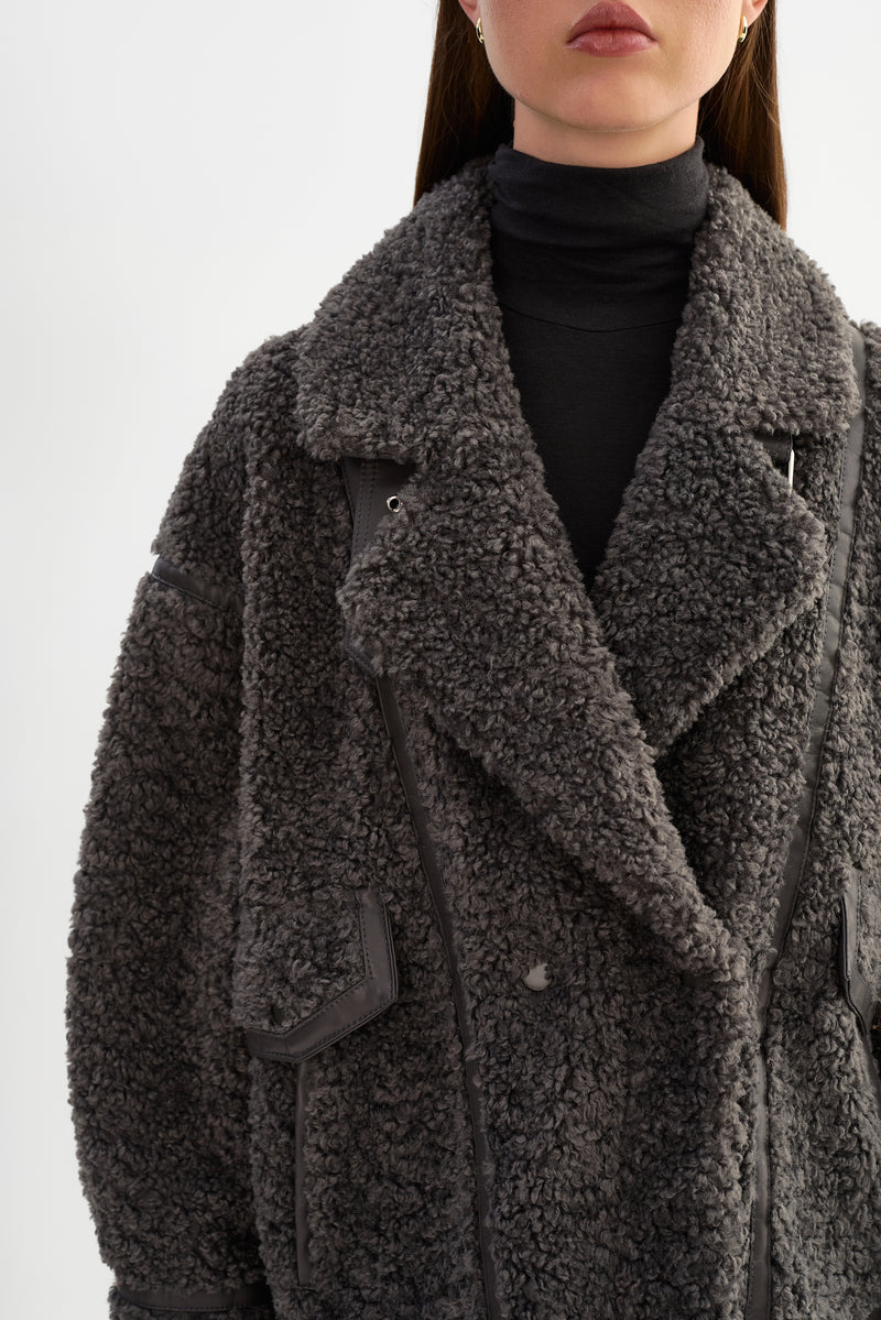 Oversized Sherpa Jacket