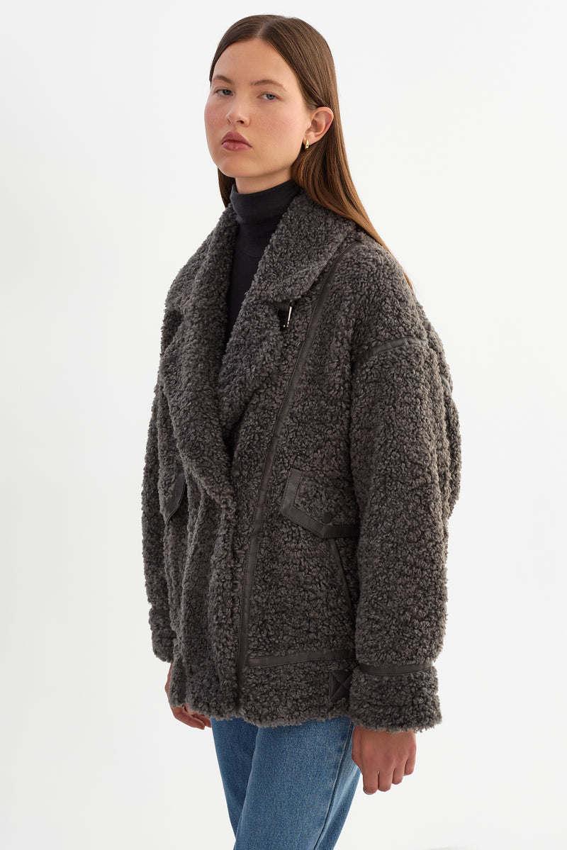 Oversized Sherpa Jacket