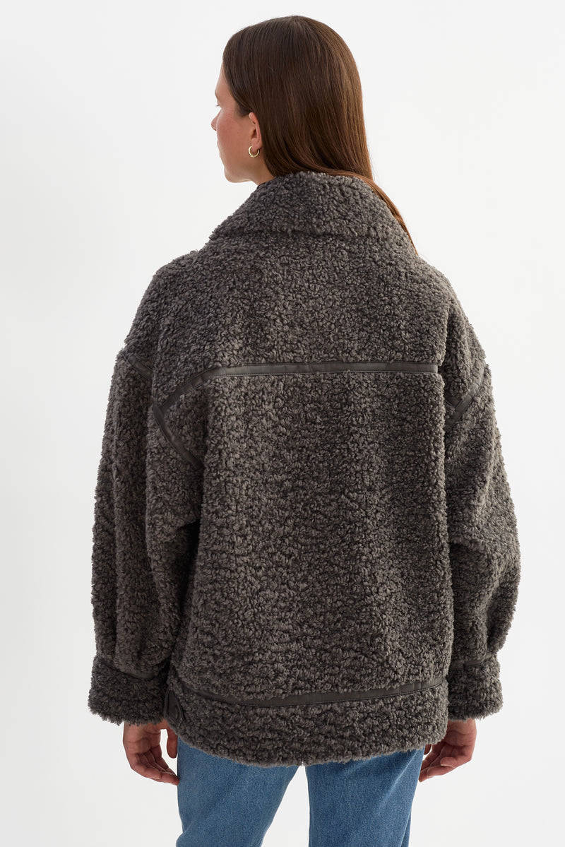 Oversized Sherpa Jacket