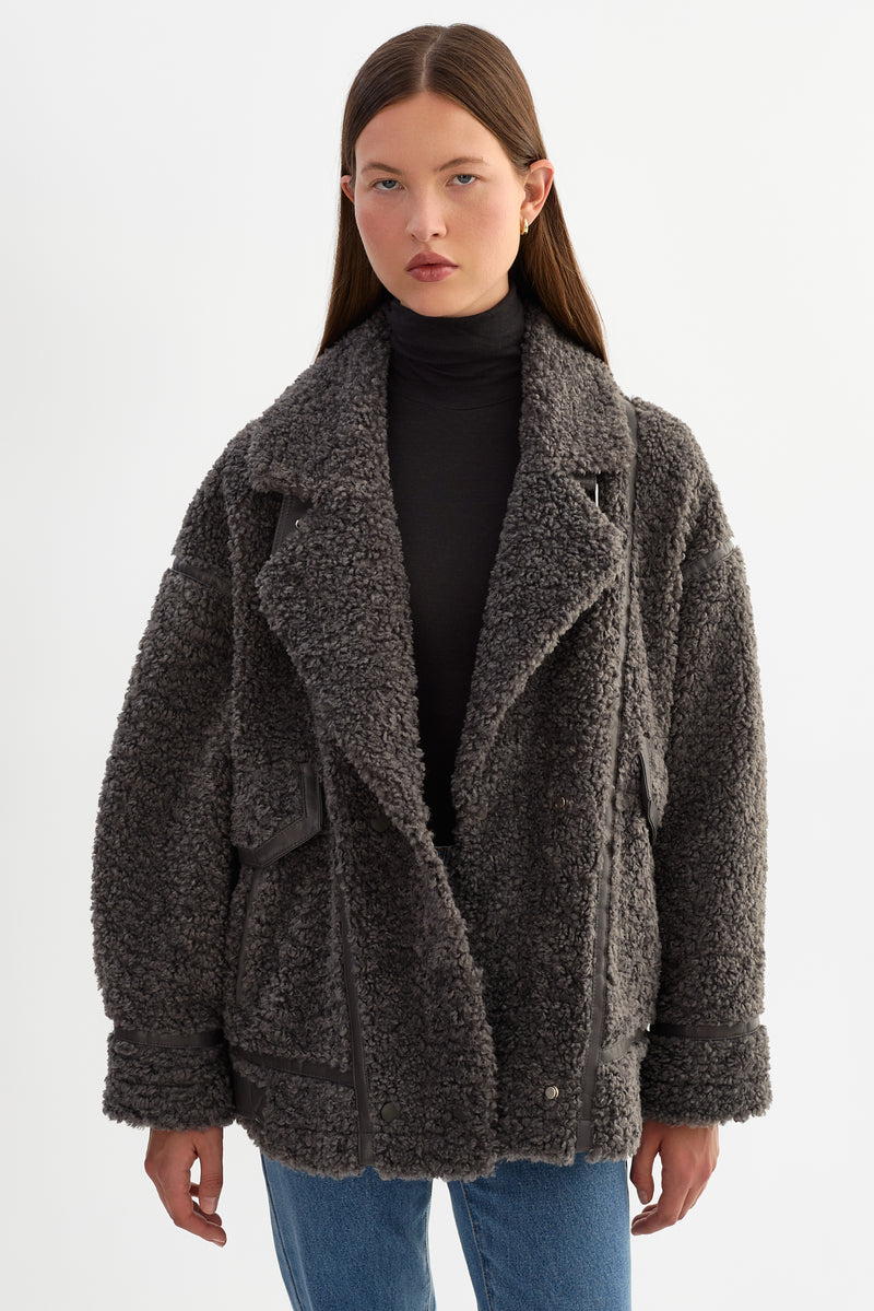 Oversized Sherpa Jacket