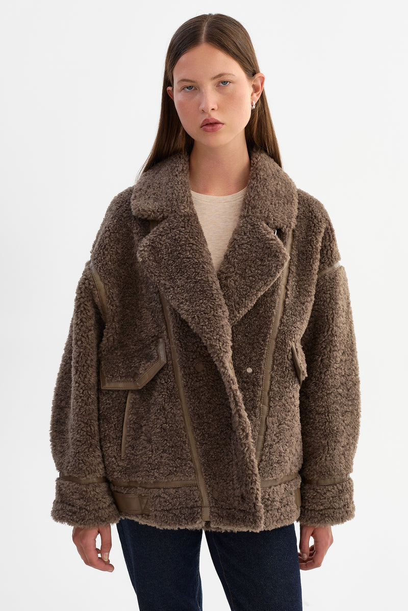 Oversized Sherpa Jacket