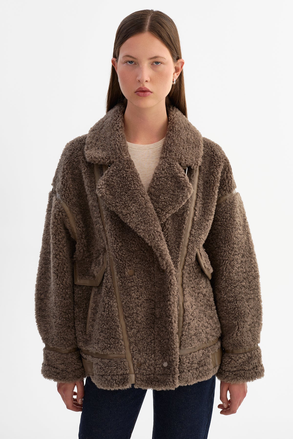 Oversized Sherpa Jacket