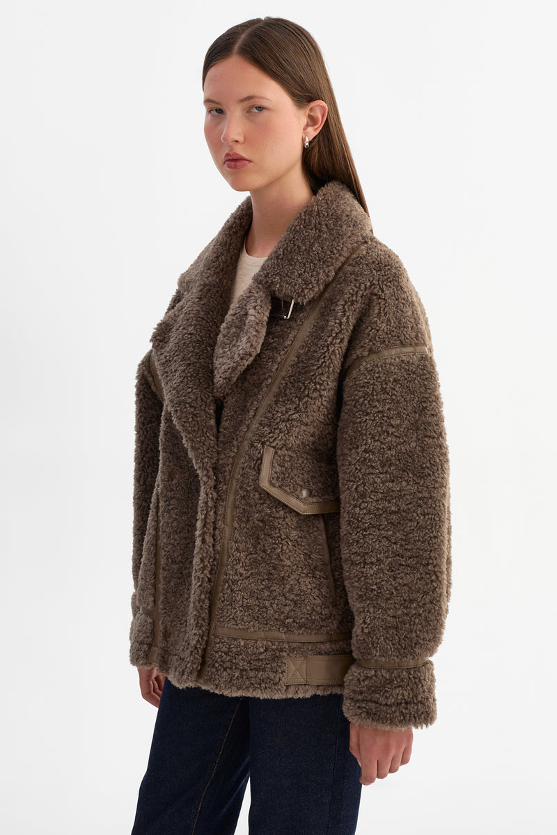 Oversized Sherpa Jacket
