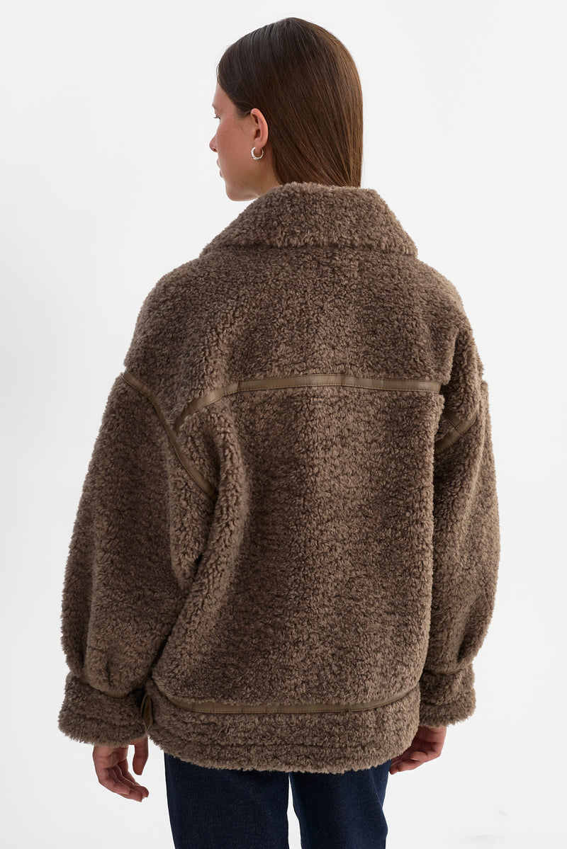 Oversized Sherpa Jacket