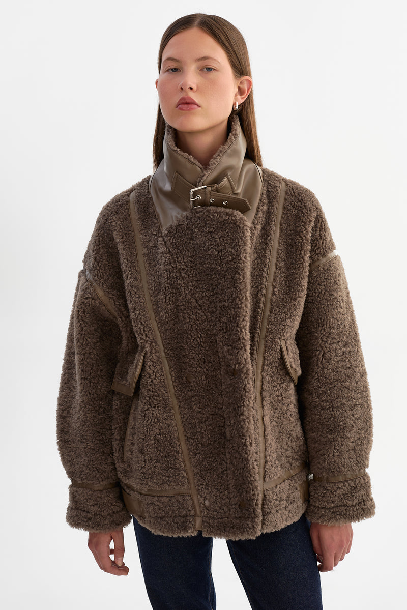 Oversized Sherpa Jacket