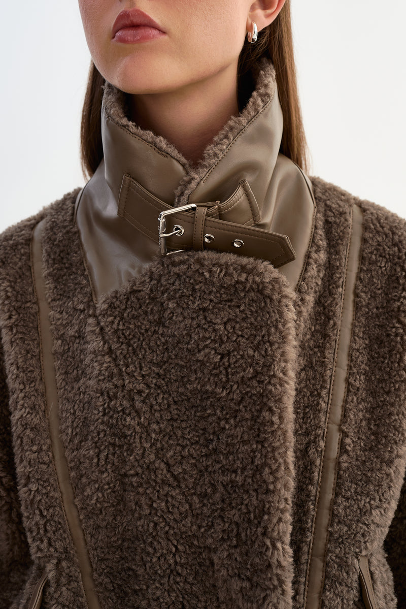 Oversized Sherpa Jacket