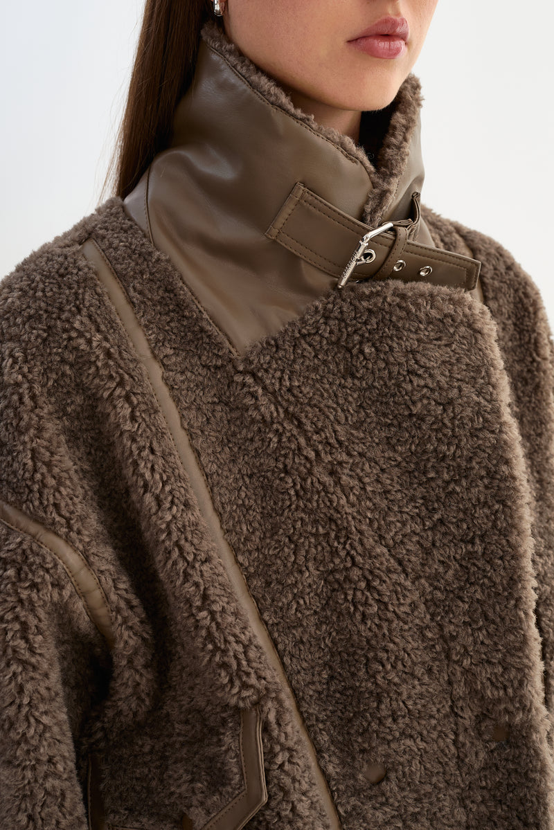 Oversized Sherpa Jacket