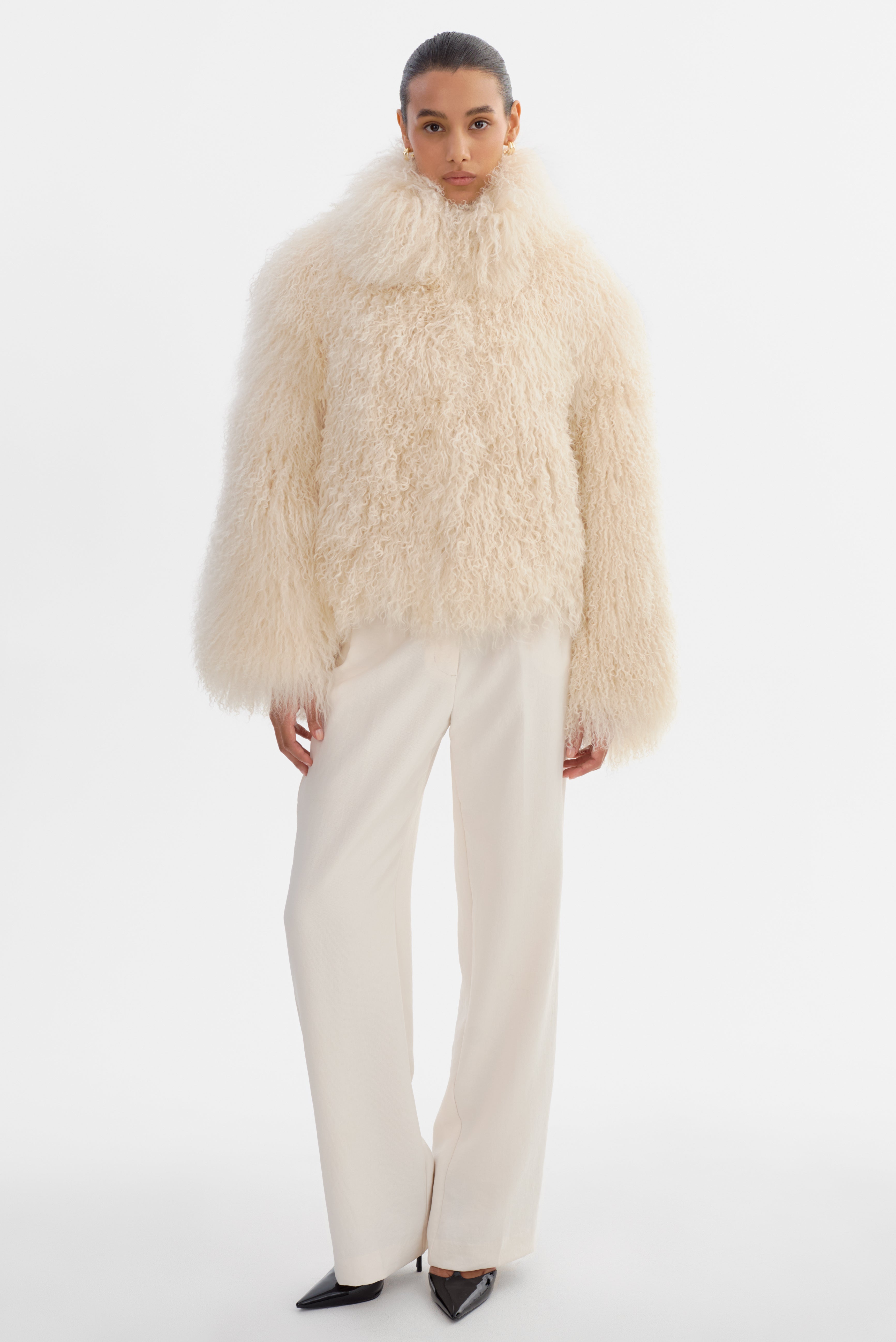 BIANCA | Mongolian Shearling Jacket