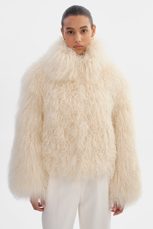 BIANCA | Mongolian Shearling Jacket