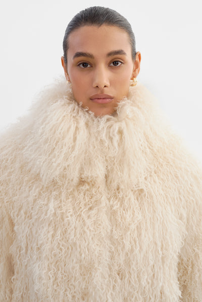 BIANCA | Mongolian Shearling Jacket
